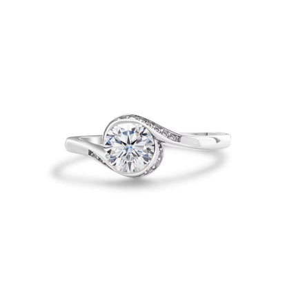 Engagement Women'S Moissanite Diamond Ring Luxury 1Carat D Color Original 925 Sterling Silver Jewelry Moissanite Rings for Women