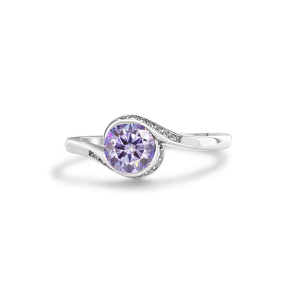 Engagement Women'S Moissanite Diamond Ring Luxury 1Carat D Color Original 925 Sterling Silver Jewelry Moissanite Rings for Women