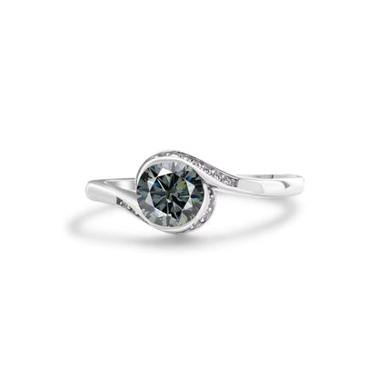 Engagement Women'S Moissanite Diamond Ring Luxury 1Carat D Color Original 925 Sterling Silver Jewelry Moissanite Rings for Women